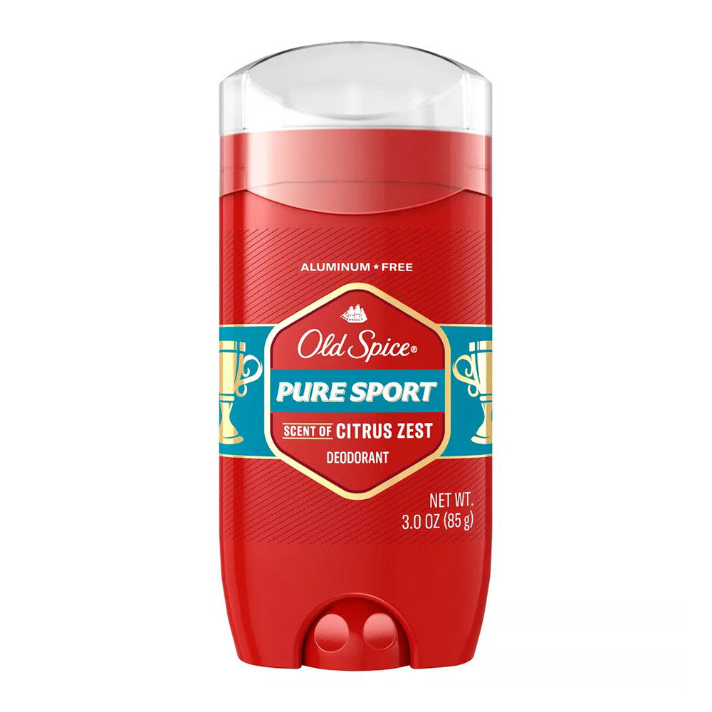 Old Spice Red Zone Pure Sport Aluminum Free Deodorant, 3 Oz